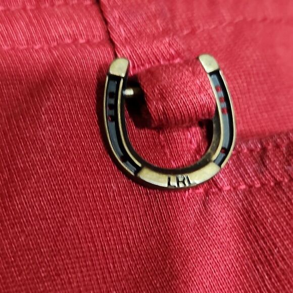 EUC LRL Red Straight Leg Pants - Picture 3 of 9